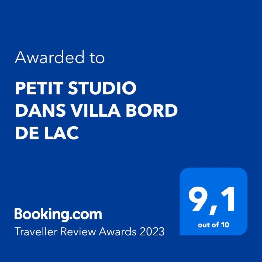 Petit Studio Dans Villa Bord De Lac 艾克斯莱班 外观 照片